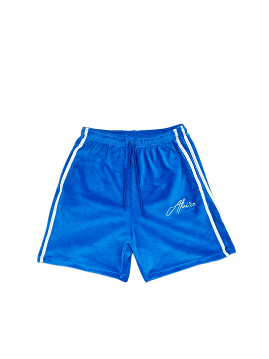 Velour Track Shorts